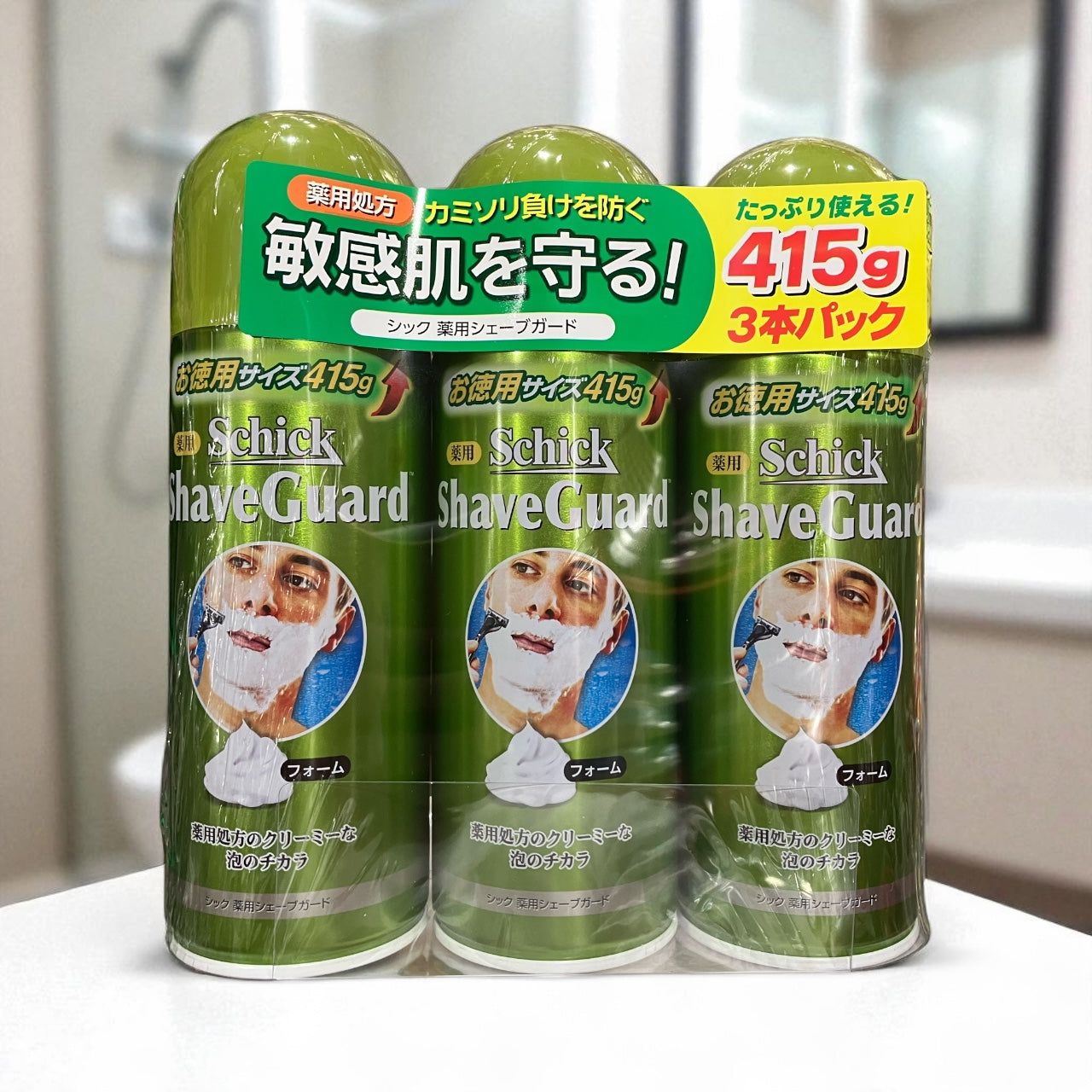 Schick シック  薬用シェーブガード 415g x 3本パック
