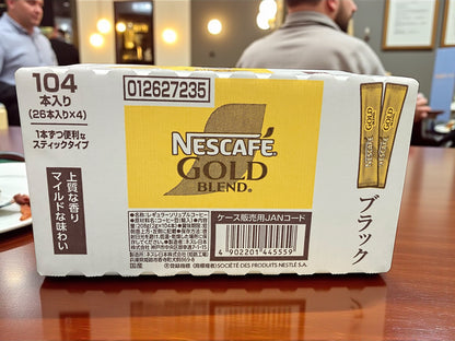 ネスカフェ ゴールドブレンド スティック 26本 × 4箱 セット