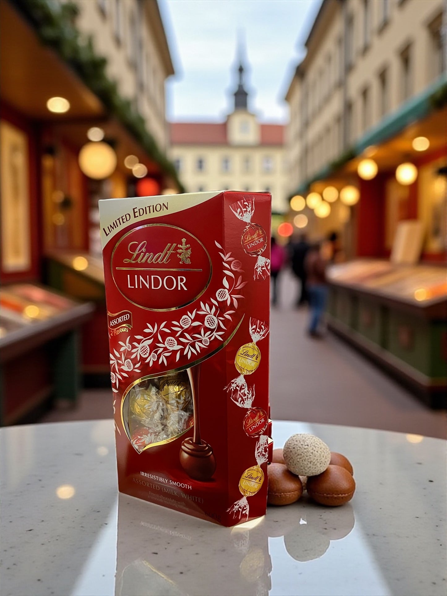 リンツ リンドール ミルクアソート　ミルク＆ホワイト  600g  イタリア産