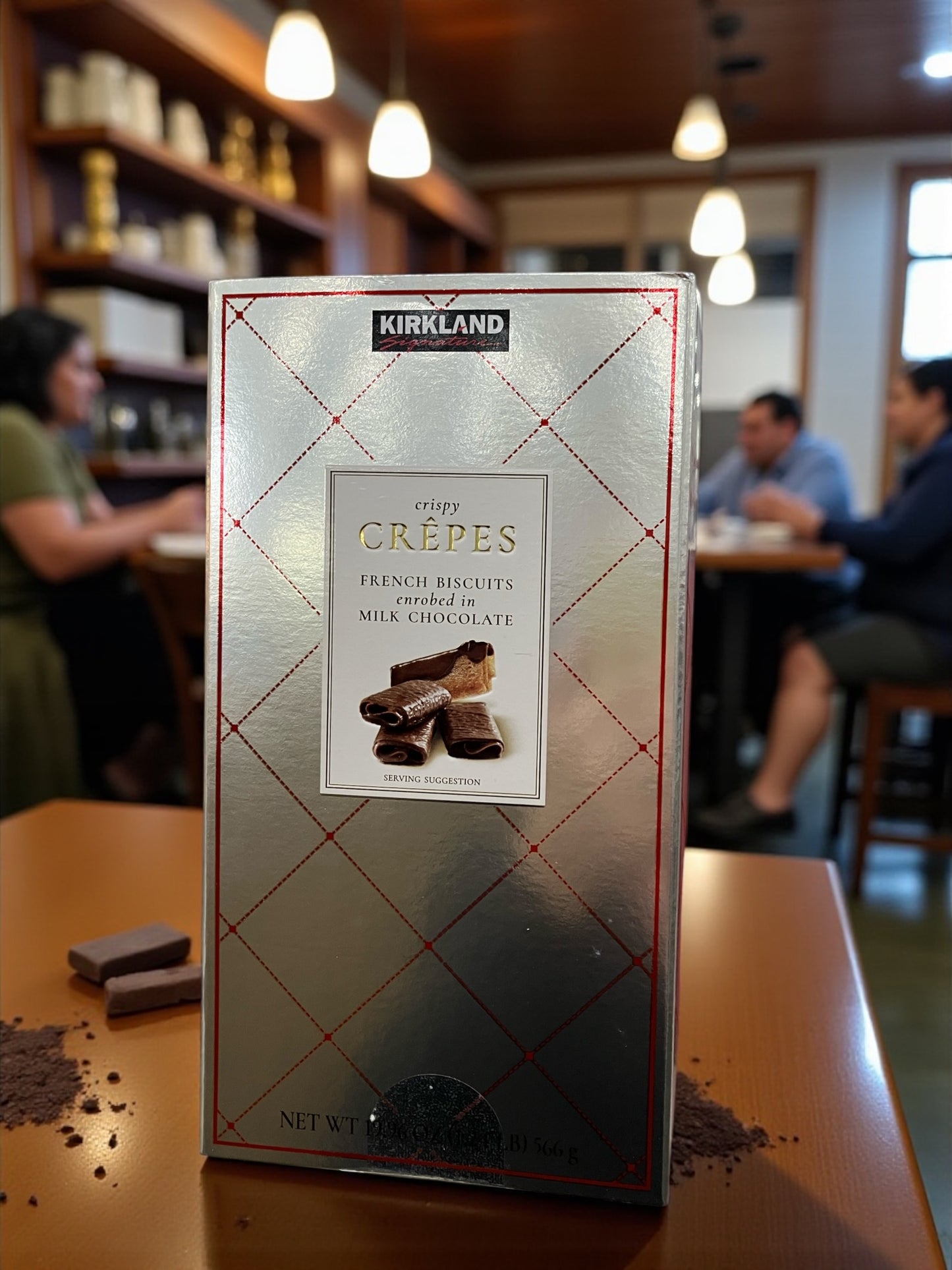 KS  カークランドシグネチャー  クレープ ベルジャン  チョコレート  ビスケット 566g　フランス産