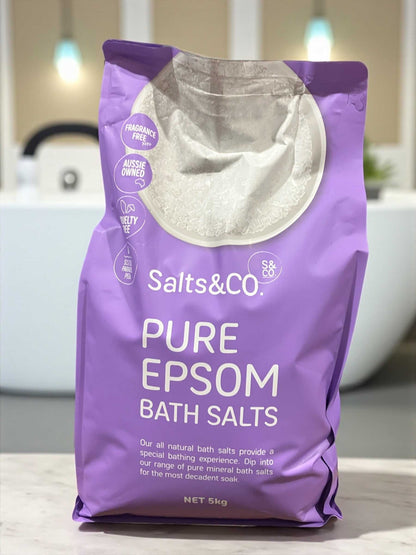 Salts & Co. ピュア エプソム バスソルト 5.0kg  ソルト & コー　オーストラリア産