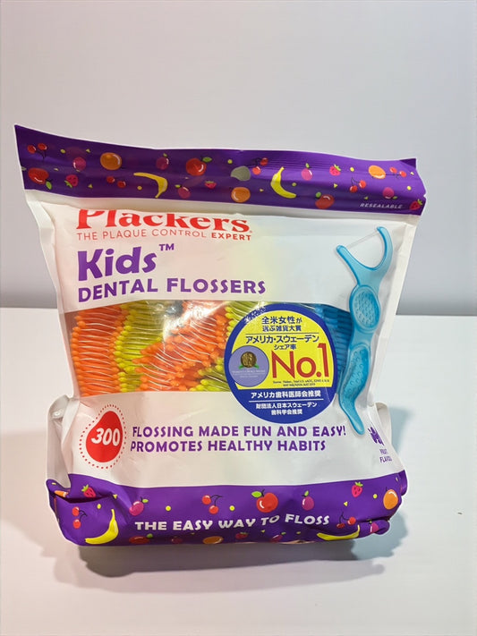 プラッカーズ  デンタルフロス  キッズ用  フルーツ味 75本