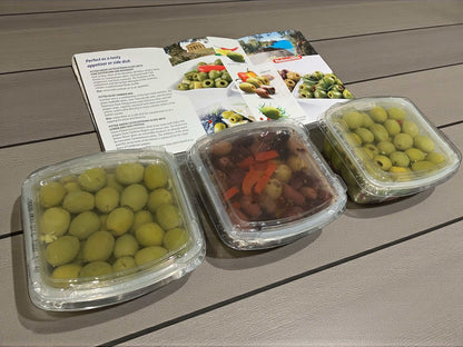 【冷蔵商品】マダマオリーバ イタリアンオリーブ トリオ 3パック オリーブ  種抜き フレッシュオリーブ  MADAMA OLIVA Italian Olive Trio