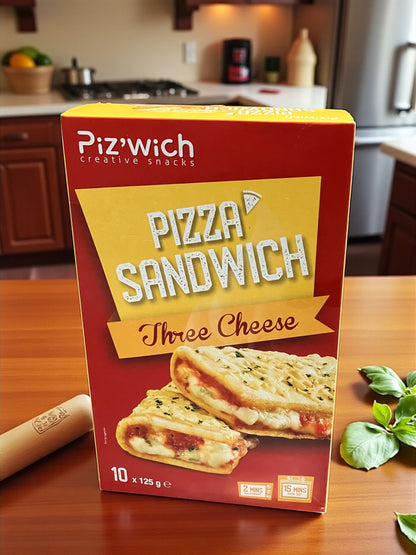 【冷凍商品】Piz' wich ピザ サンドウィッチ　3種のチーズ　10個入り フランス産