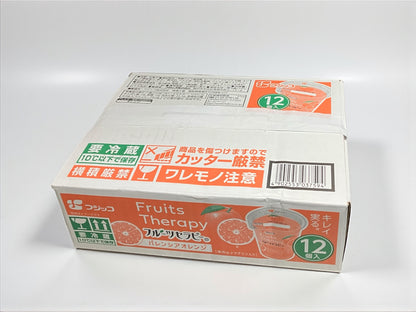 【冷蔵商品】フジッコ フルーツセラピー バレンシアオレンジ 150g x 12個セット