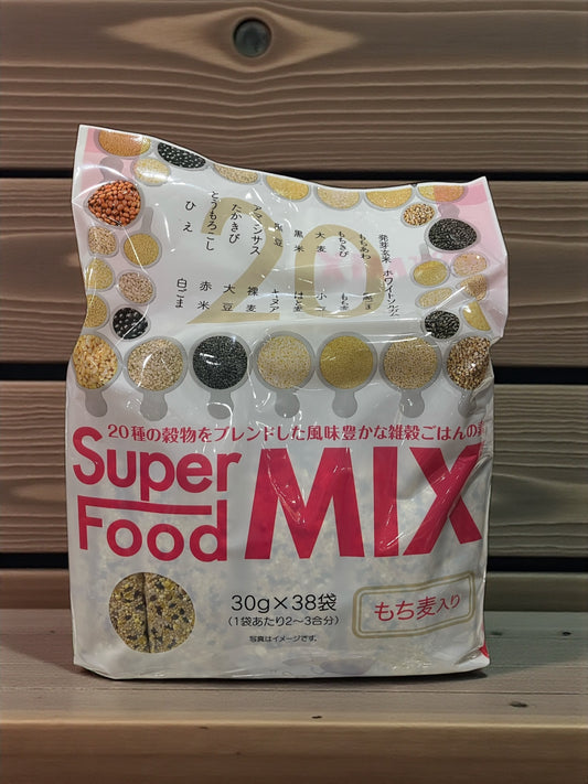 スーパーフードミックス 二十穀 30g × 38袋 入り 雑穀ごはんの素  もち麦入り カネスコーポレーション