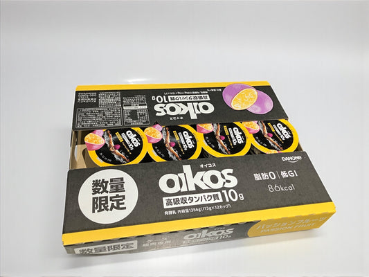 【冷蔵商品】〈数量限定〉  オイコス  パッションフルーツ  113g ×12個 セット   ヨーグルト　 高吸収たんぱく質   ダノン 【お得】