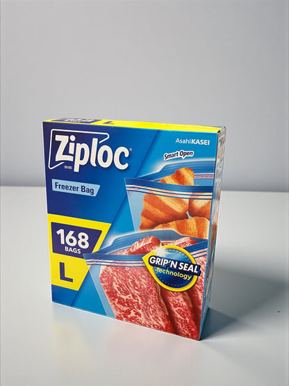 ジップロック ダブルジッパー フリーザー用バッグ Lサイズ 168枚
