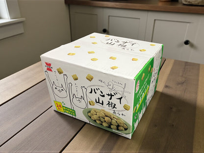 岩塚製菓 バンザイ山椒 30g × 24袋  旨辛あられ 米菓