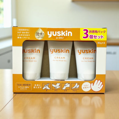 ユースキン 80g × 3個 セット  手荒れを治す クリーム うるおい成分配合