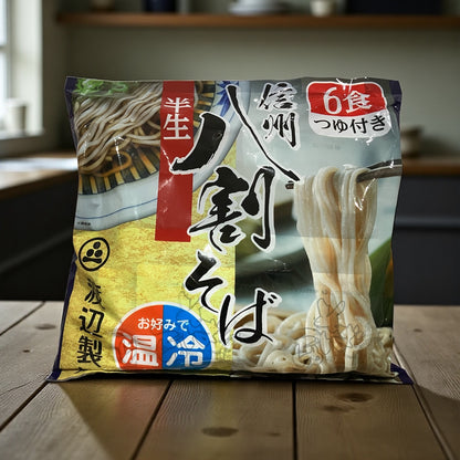 半生信州八割そば 6食  渡辺製麵