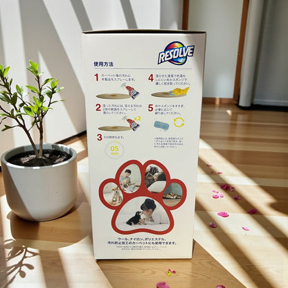 リゾルブ ペット用 消臭スプレー 汚れ落とし 650ml x 2本  RESOLVE