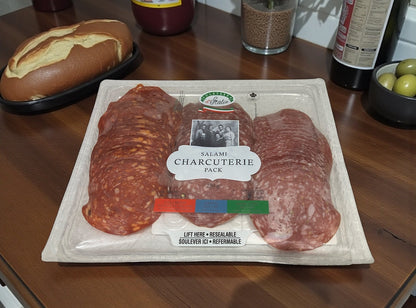 【冷蔵商品】ソレテラ サラミトリオ 250g 3種 アソート スライスサラミ カラプレーゼ ジェノア フィノッキオ SOLETRA