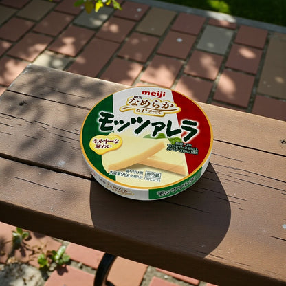 【冷蔵商品】明治 なめらか モッツァレラ 6個 X 12 6Pチーズ