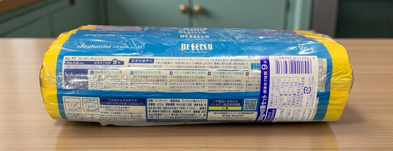 DECECCO  デチェッコ  スパゲティ 1.6mm 500g x 6  大容量セット パスタ  イタリア産