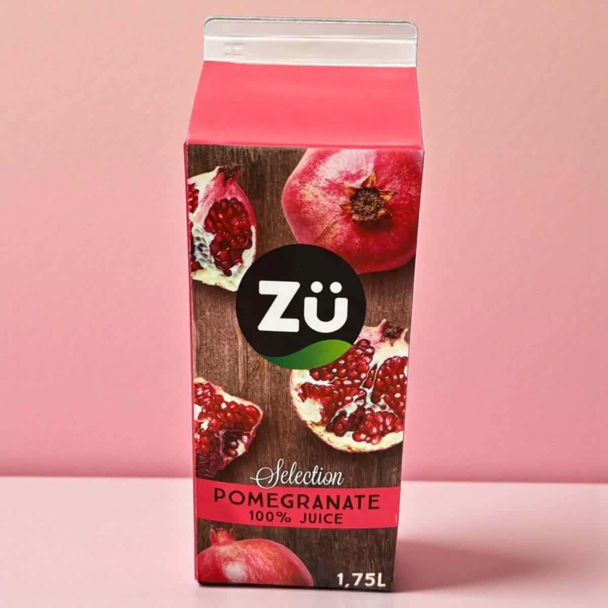 【冷蔵商品】Zu ザクロジュース 100% ストレート 1.75L 紙パック  スペイン産