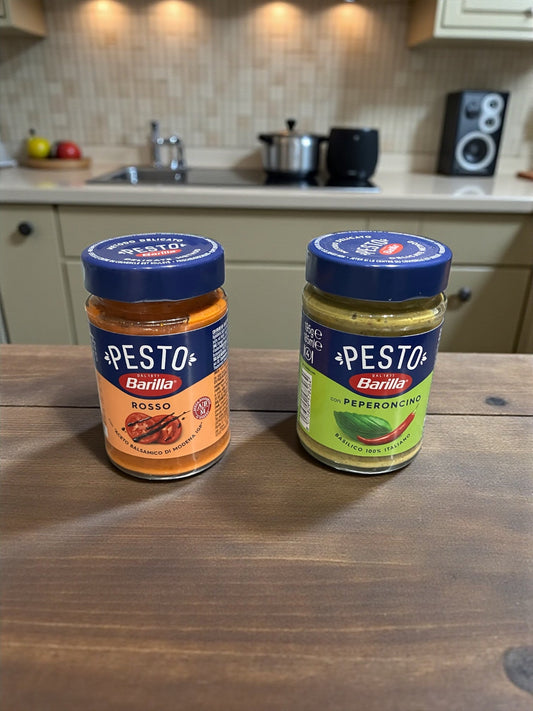 バリラ ペースト パスタソース 【お得】2種 セット販売  ロッソ  ペペロンチーノ  Barilla  PESTO
