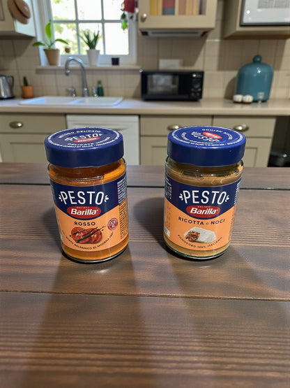 バリラ ペースト パスタソース 【お得】2種 セット販売  ロッソ  リコッタ    Barilla  PESTO