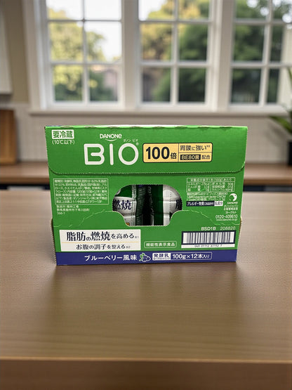 【冷蔵商品】ダノンビオ ヨーグルトドリンク ブルーベリー  100g × 12本入り