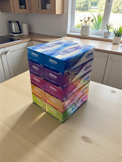 クリネックス ティッシュ 180枚 x 10箱  ボックスティッシュ セット販売 Kleenex 【お得】