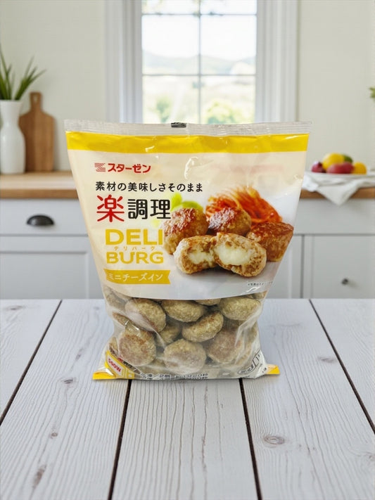 【冷凍商品】スターゼン ミニチーズインハンバーグ　1kg DERIBURG 冷凍 ハンバーグ