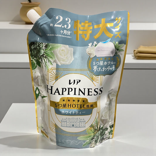 レノアハピネス 夢ふわタッチ 柔軟剤 ホワイトティー 詰め替え720ml レノア
