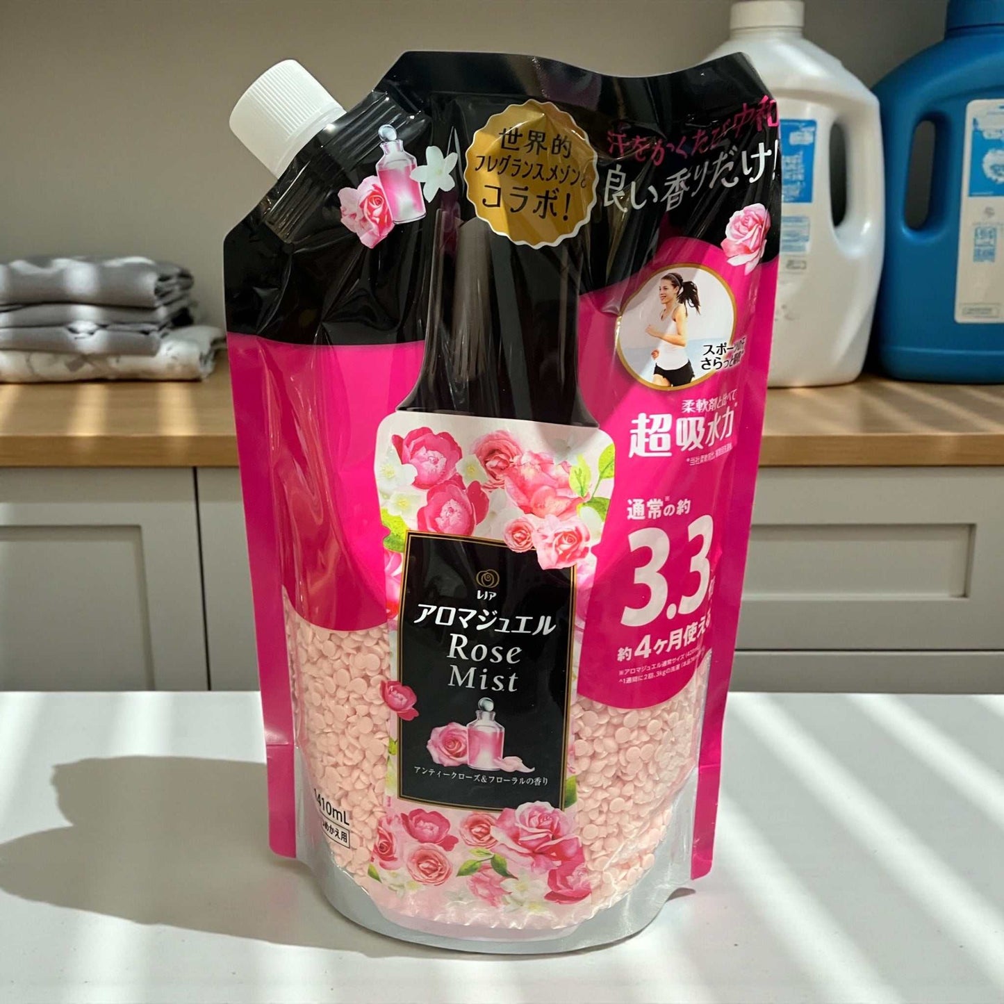 レノア アロマジュエル 詰め替え用 アンティークローズ＆フローラル 1410ml×2