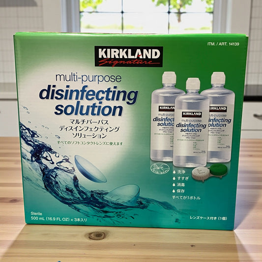 KS ソフトコンタクトレンズ  ソリューション 500mL x 3本  マルチパーパス コンタクトレンズケア