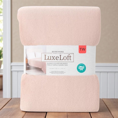 LuxeLoft リュクスロフト ブランケット シングルサイズ 150 cmｘ200 cm  カラー　ウッドローズ