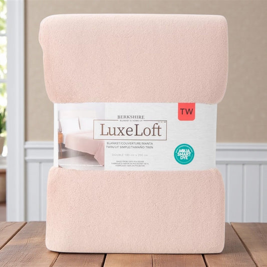 LuxeLoft リュクスロフト ブランケット シングルサイズ 150 cmｘ200 cm  カラー　ウッドローズ