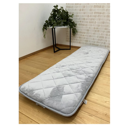 昭和西川 極厚ウレタン入り 長座布団 50㎝ × 150㎝ カラー ライトグレー