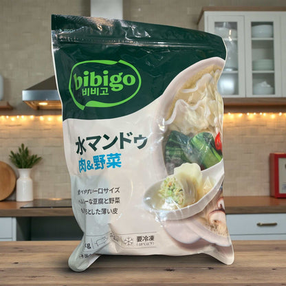【冷凍商品】  ビビゴ  bibigo  水マンドゥ 肉＆野菜　1.1kg  韓国式  水餃子   / CJジャパン　韓国産