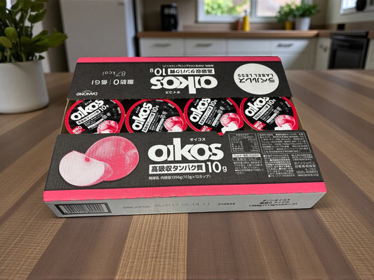 【冷蔵商品】  オイコス  フレッシュ アップル 113g ×12個 セット　 ヨーグルト　 高吸収たんぱく質   ダノン  ラベルレス【お得】