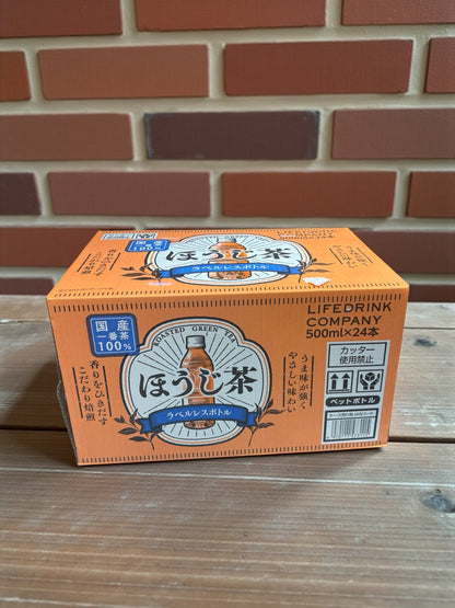 ほうじ茶 500ml  ×24本 ペットボトル ラベルレス【お得】  LDC ライフドリンクカンパニー
