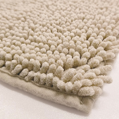 シェニール 吸水マイクロファイバー バスマット 60cm x 90cm  カラー ターコイズ