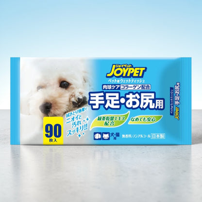 《ペット用品》ジョイペット  ウェット ティッシュ  90枚入り×12個パック  JOY PET   犬猫用
