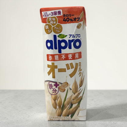 アルプロ オーツミルク 砂糖不使用 250ml×18本 大容量 alpro