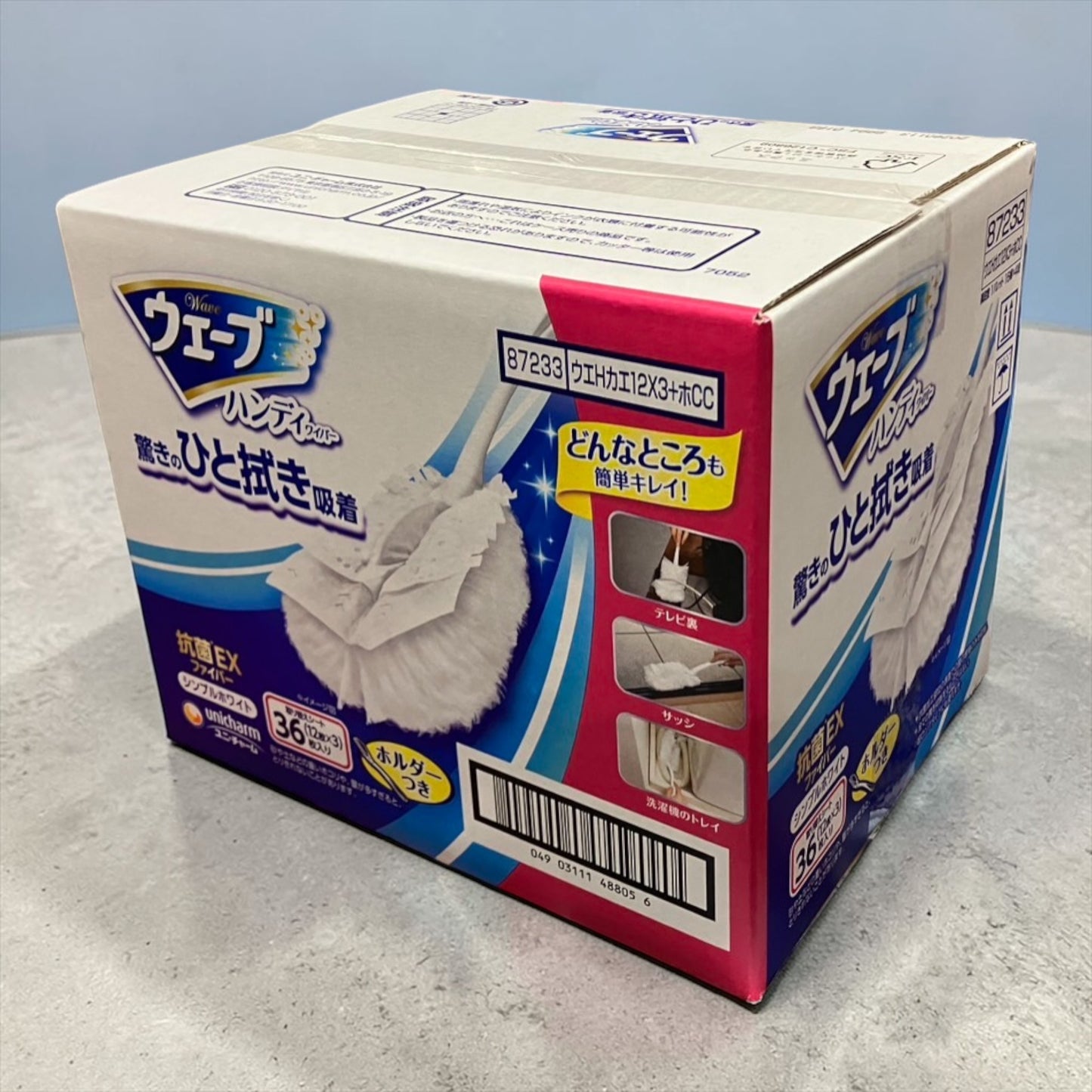 ウェーブ ハンディー ワイパー  ホルダー + 取り換えシート 36枚