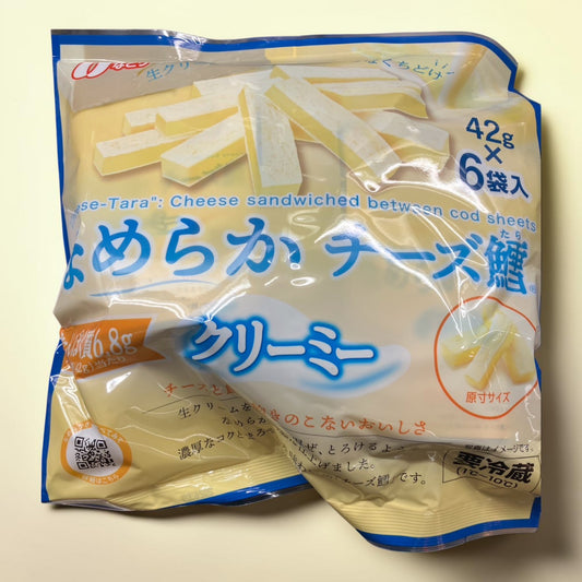 【冷蔵商品】なとり なめらかチーズ鱈 42g×6パック 大容量