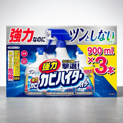 強力カビハイター  ツンとしないタイプ 本体900ml +替え900ml x 2