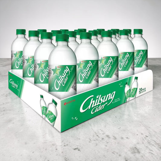 チルソンサイダー  500ml x 20本  ペットボトル  炭酸飲料 韓国