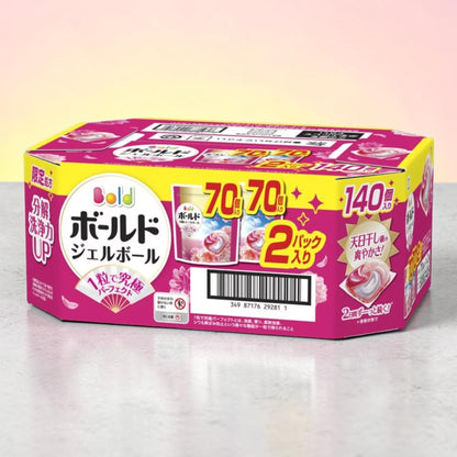 ボールド ジェルボール 4D 洗濯洗剤  プレミアム ブロッサムの香り 詰め替え 70個入り × 2袋セット コストコ限定処方
