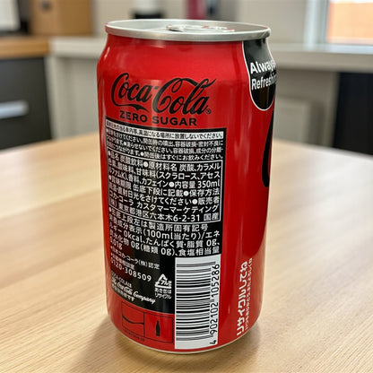 コカ･コーラ ゼロ 350ml  1缶  炭酸飲料  ゼロカロリー