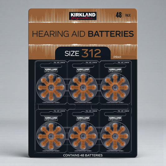 KS 補聴器用空気電池 312/PR41 48粒 カークランドシグネチャー  補聴器 電池
