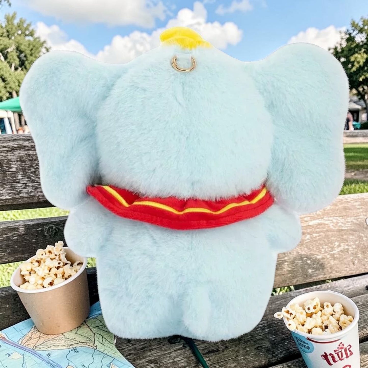 ディズニー ぬいぐるみ バッグ   キャラクターバッグ   全5種類  デザイン ダンボ