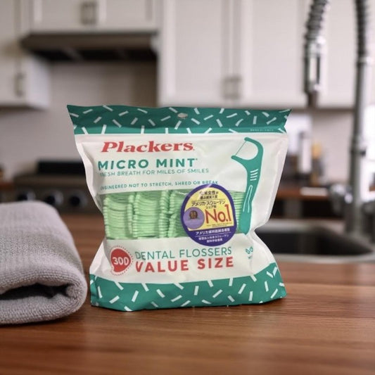プラッカーズ  デンタルフロス 歯間ブラシ  ミント味  300本入り